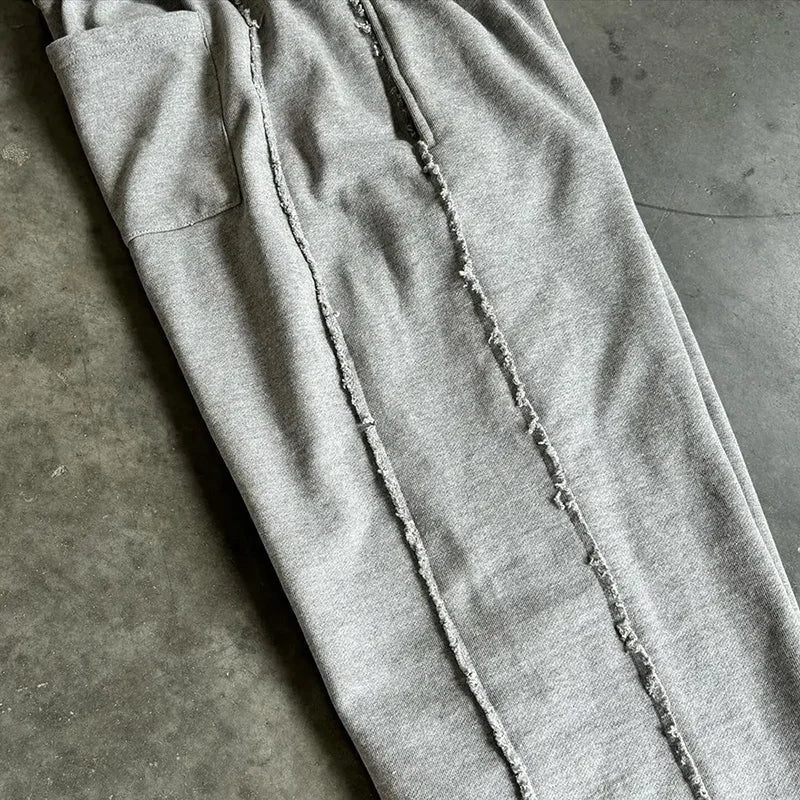 Custom Rainbow Spray Outdoor Recreation Joggers Casual Sport Running Fitness Sweat Pants Plus Size Mid Waist Cotton