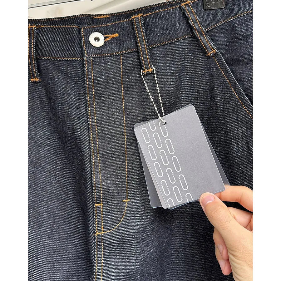 Custom Raw Selvedge Denim Jeans Men Straight Fit Jeans Pants for Men
