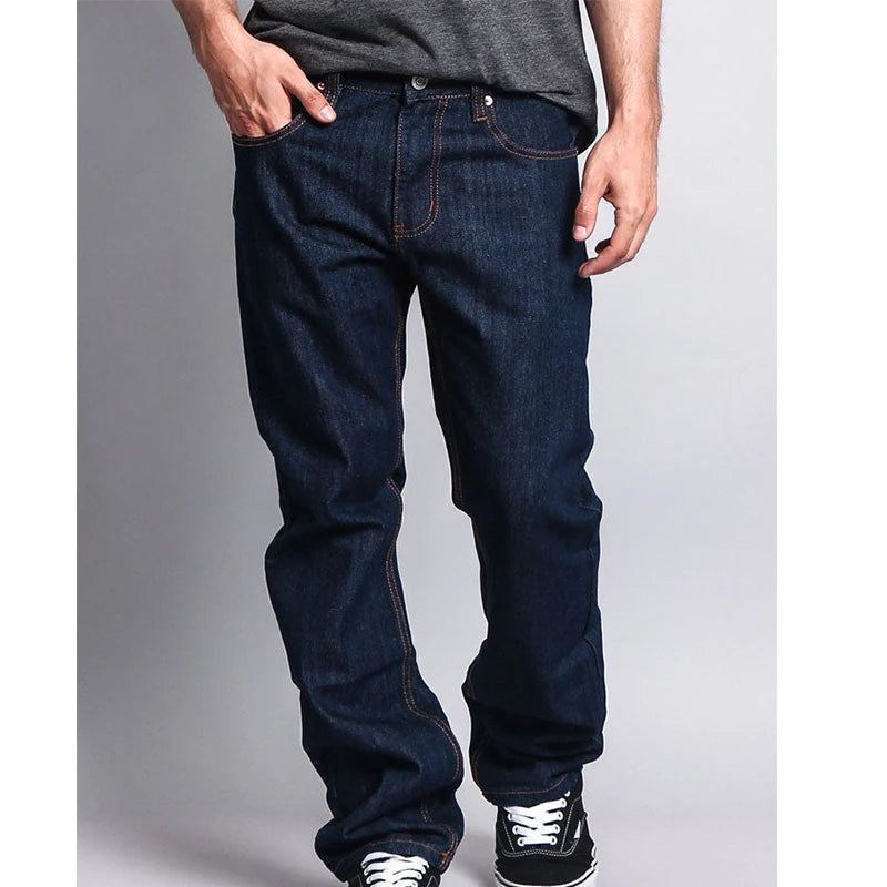 Custom Men's Casual Jeans Straight Fit Raw Selvedge Denim Jeans for Men Jeans Pants High Quality