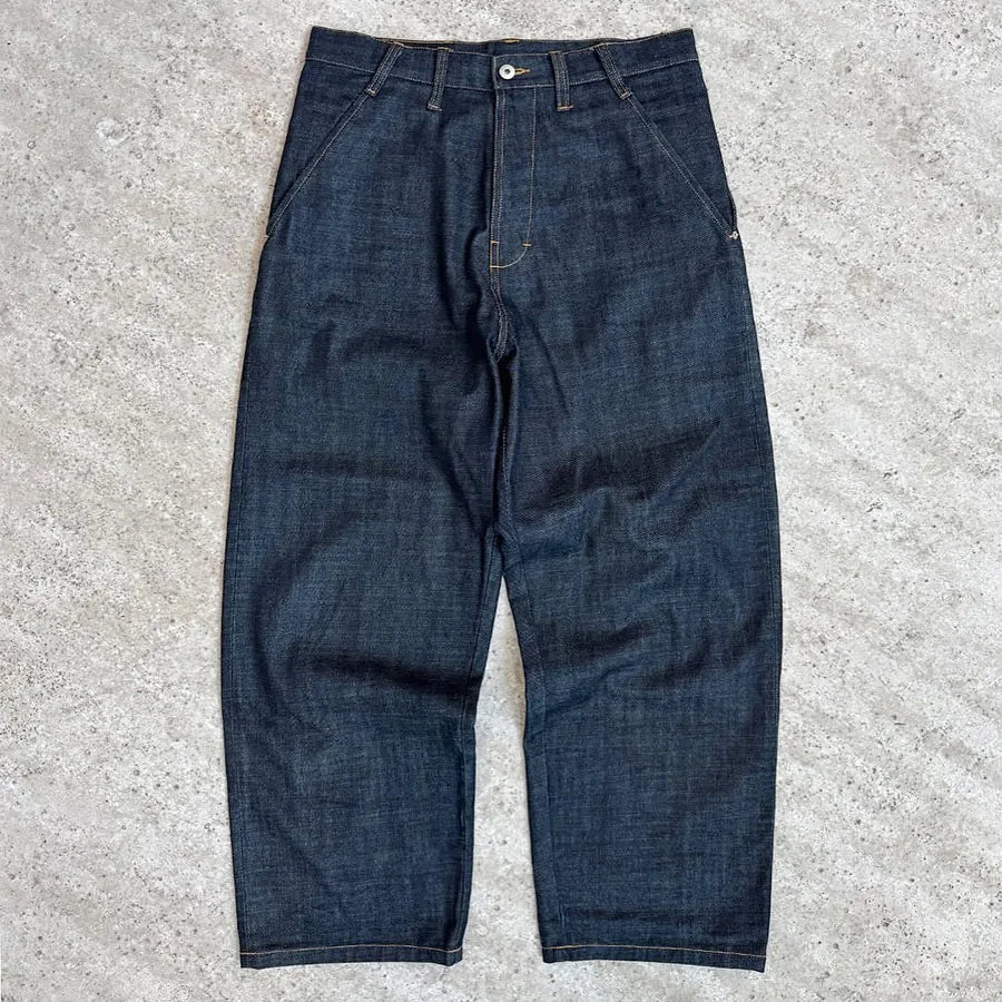Custom Raw Selvedge Denim Jeans Men Straight Fit Jeans Pants for Men