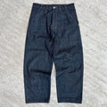 Custom Raw Selvedge Denim Jeans Men Straight Fit Jeans Pants for Men