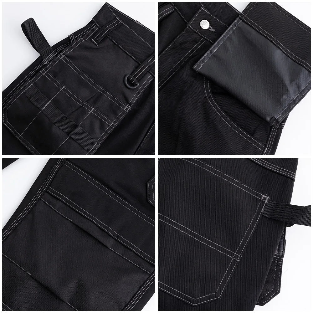 Heavy-Duty Polyester Windproof CE Certified Unisex Workwear Cargo Work Pants