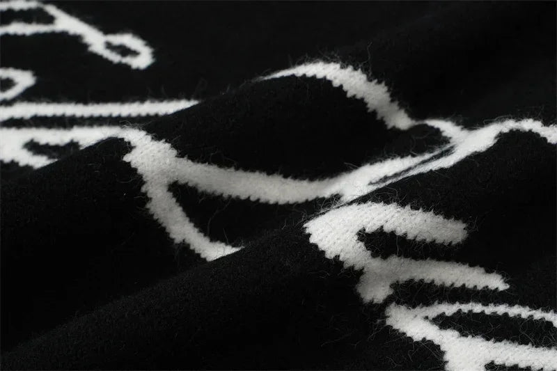 Custom Logo OEM ODM Men's Anti-Wrinkle Winter Crew Neck Jacquard Pullover Cotton Sweater