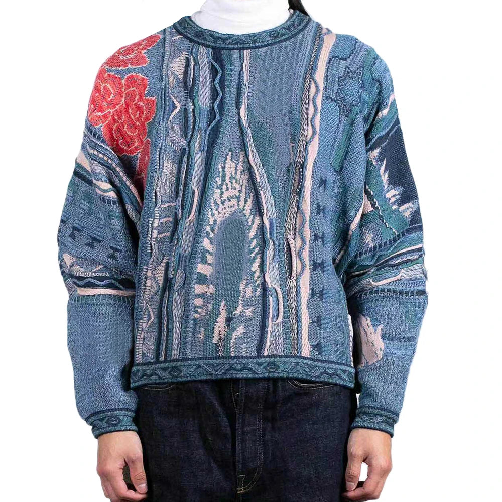 Custom Clothing Pullover Sweater for Men Women Oversized Crewneck Sweater Vintage Knitting Jacquard Knitted Sweater