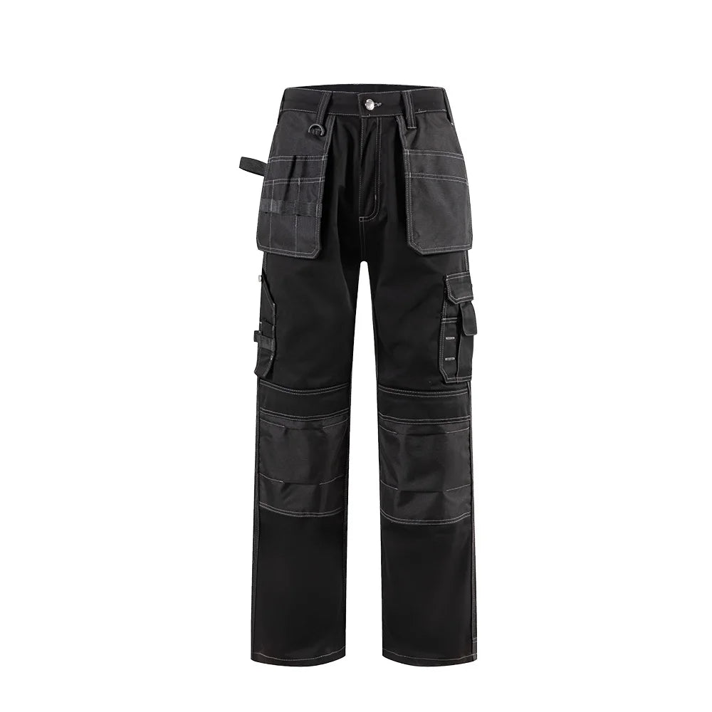 Heavy-Duty Polyester Windproof CE Certified Unisex Workwear Cargo Work Pants