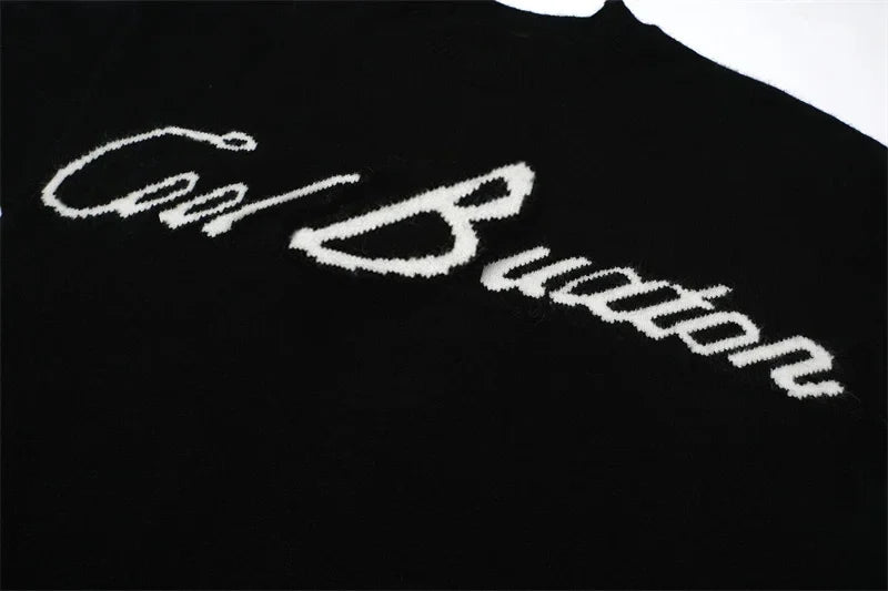 Custom Logo OEM ODM Men's Anti-Wrinkle Winter Crew Neck Jacquard Pullover Cotton Sweater