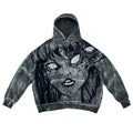 Custom Unisex Acid Wash Vintage Oversized Hoodie Sweatshirt 100% Cotton Autumn Eco-Friendly