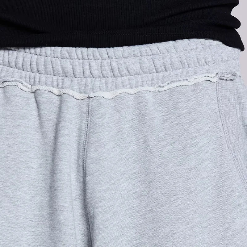 Custom 500 Gsm 100% Cotton Eco-Friendly Heavyweight Ripped Corduroy Hip Hop Sweatpants Baggy Blank Men