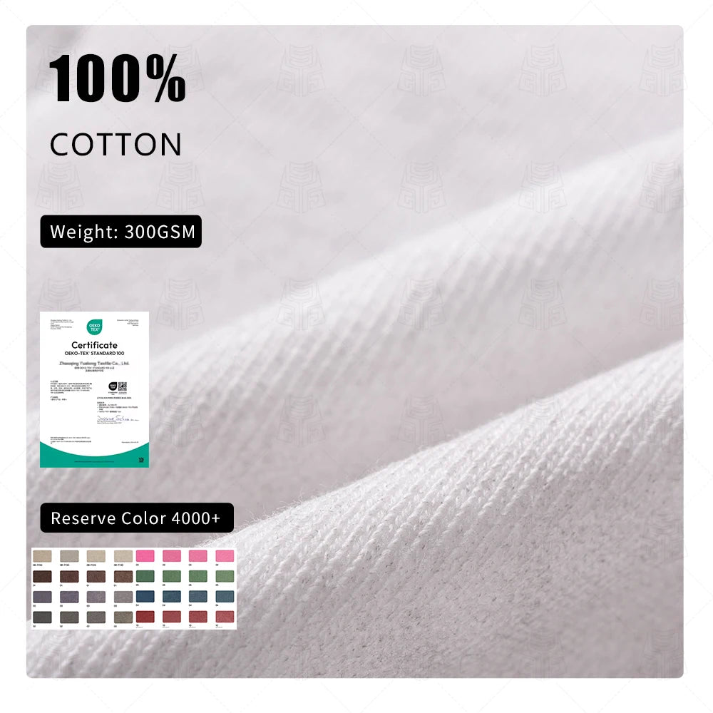 2025 New Men's 100% Cotton T-Shirt 300gsm Oversized Digital Printing Eco-Friendly Breathable Custom Heavyweight