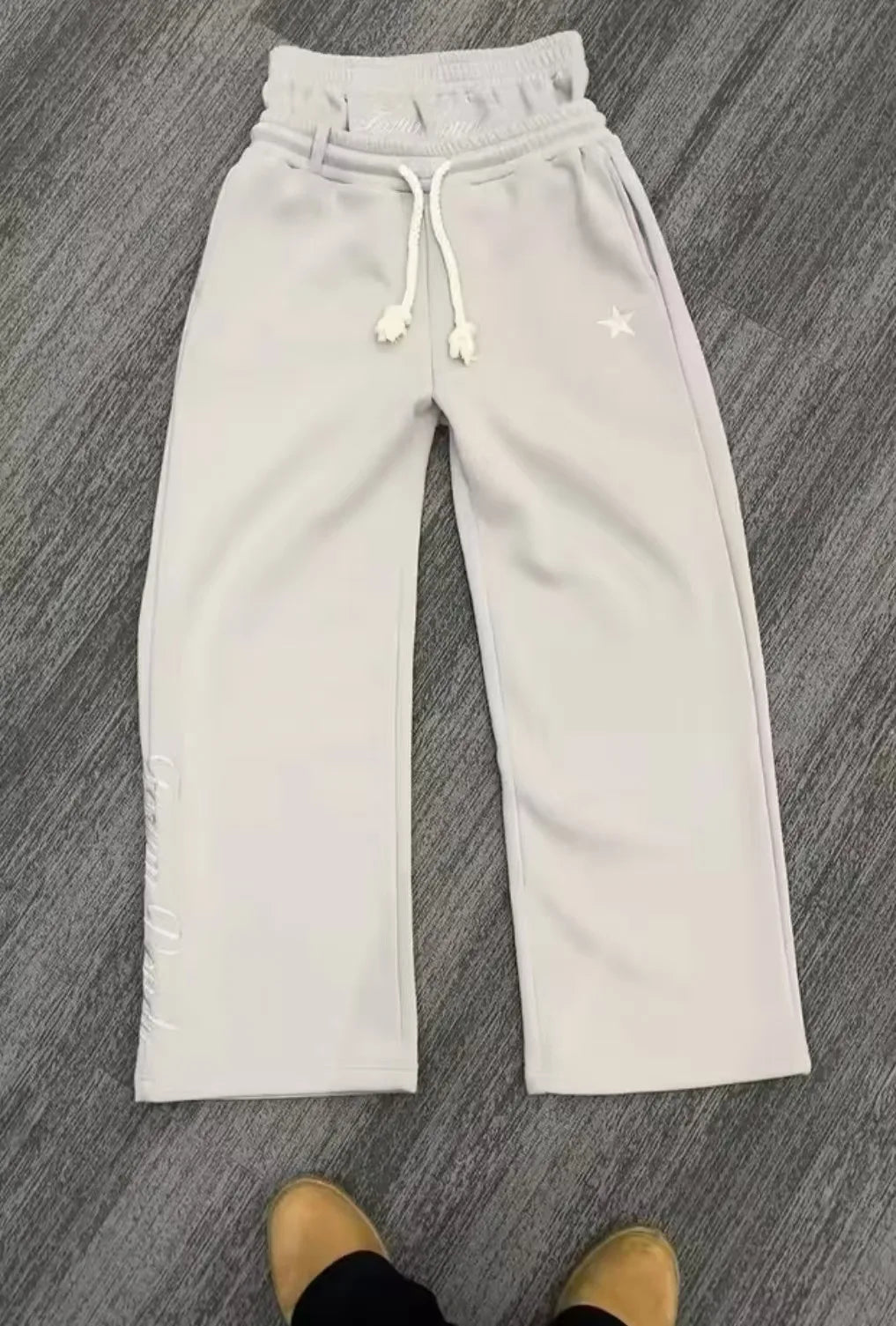 Manufacturer Custom Vintage Mid Unisex Fleece Straight Leg Jogger Cotton Blank Solid Double Casual Breathable Quick Dry