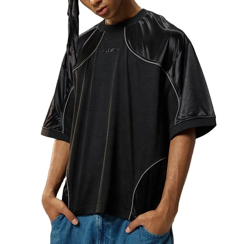 Custom Streetwear Jersey Polyester Tshirt for Men Baseball Jersey Shirt Personalized T-shirt with logo
