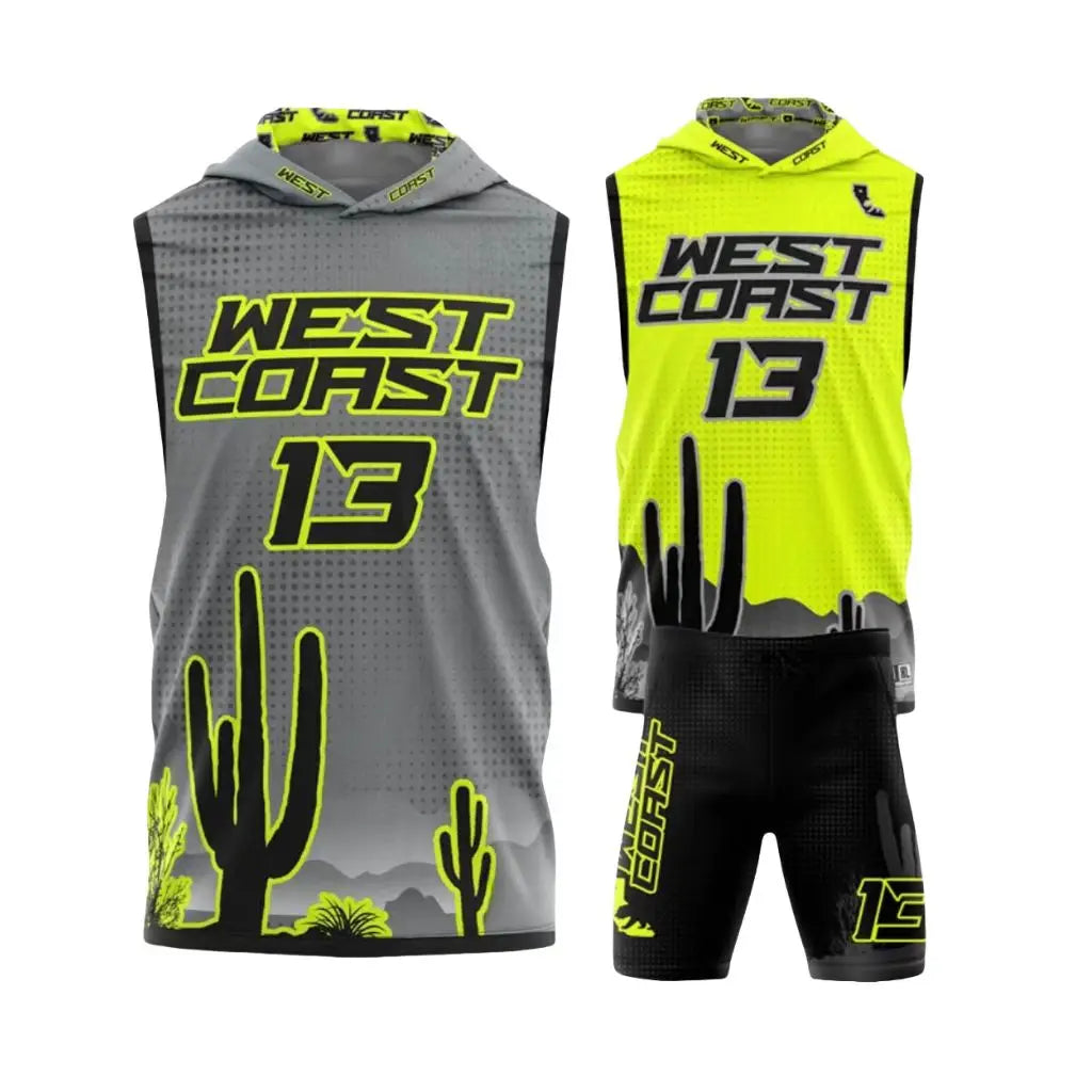 PURE Fully Sublimated Custom 7-on-7 Flag Football Jerseys Hooded Compression Uniforms for Plus Size Players Team 7-on-7 Wear