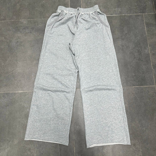 Custom 500 Gsm 100% Cotton Eco-Friendly Heavyweight Ripped Corduroy Hip Hop Sweatpants Baggy Blank Men