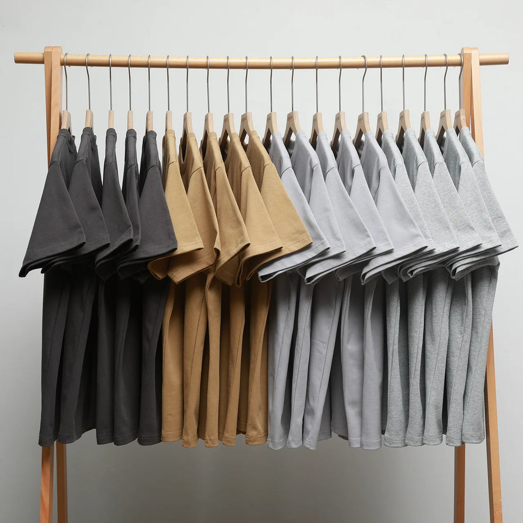 Wholesale Blank t Shirt Oversized Men 400G Heavyweight T-shirt  for Men Plain Tshirt Hight Quality
