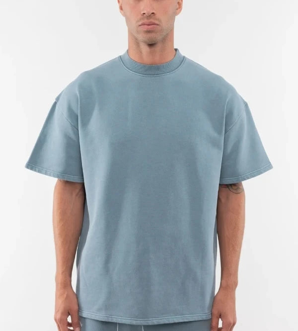 Custom Heavy Plain 100% Cotton Drop Shoulder Oversized T-shirts for Men Blank Heavyweight Oversized Boxy t Shirt Manufacturer
