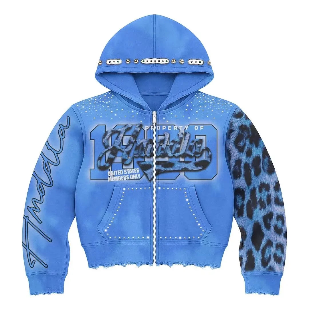 100% Cotton Heavyweight Vintage Streetwear Oversized Hoodie-Eco-Friendly Unisex Spring Customizable Printed Optional Applique