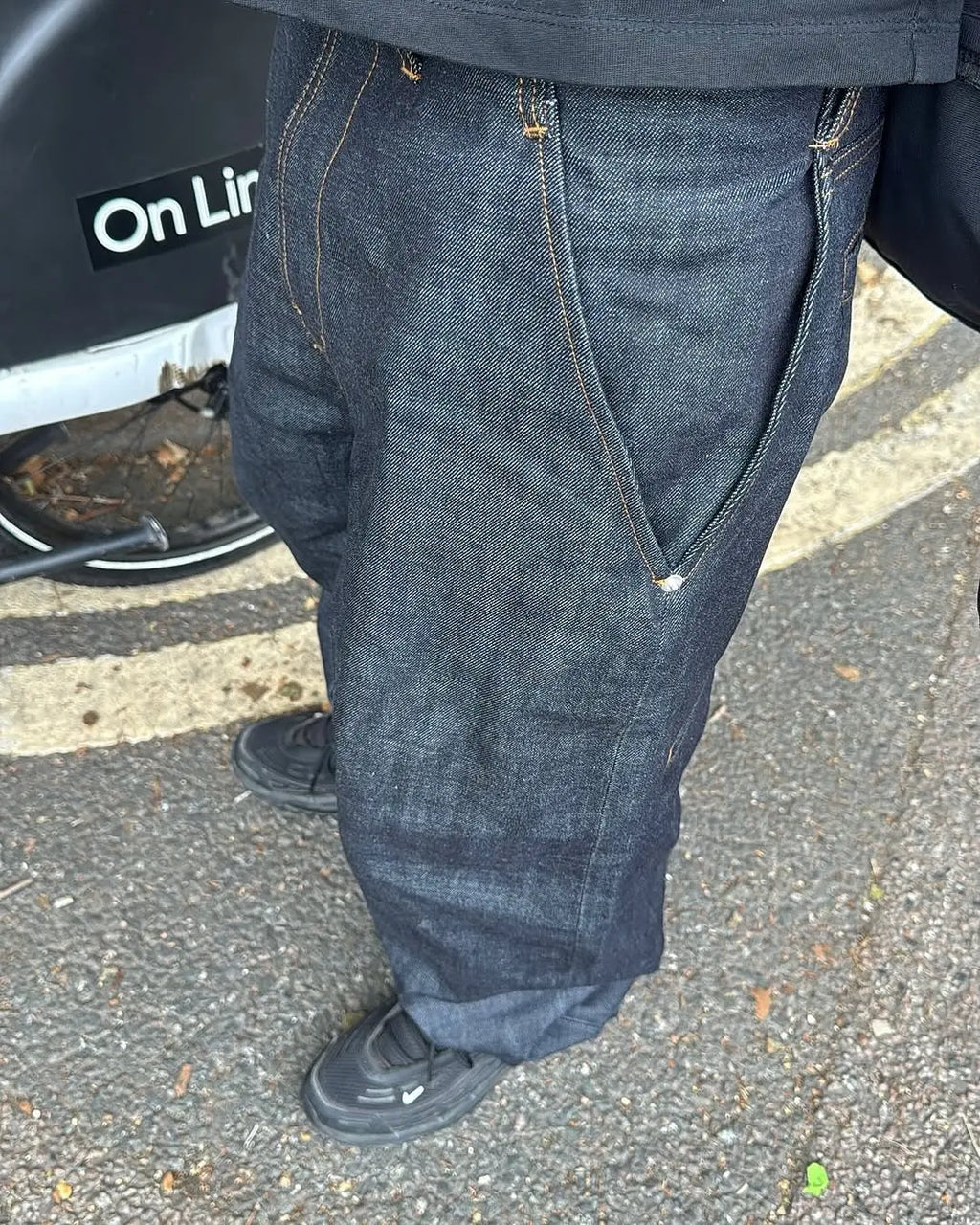 Custom Raw Selvedge Denim Jeans Men Straight Fit Jeans Pants for Men