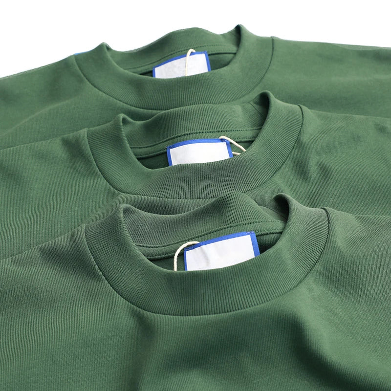Wholesale Blank t Shirt Oversized Men 400G Heavyweight T-shirt  for Men Plain Tshirt Hight Quality