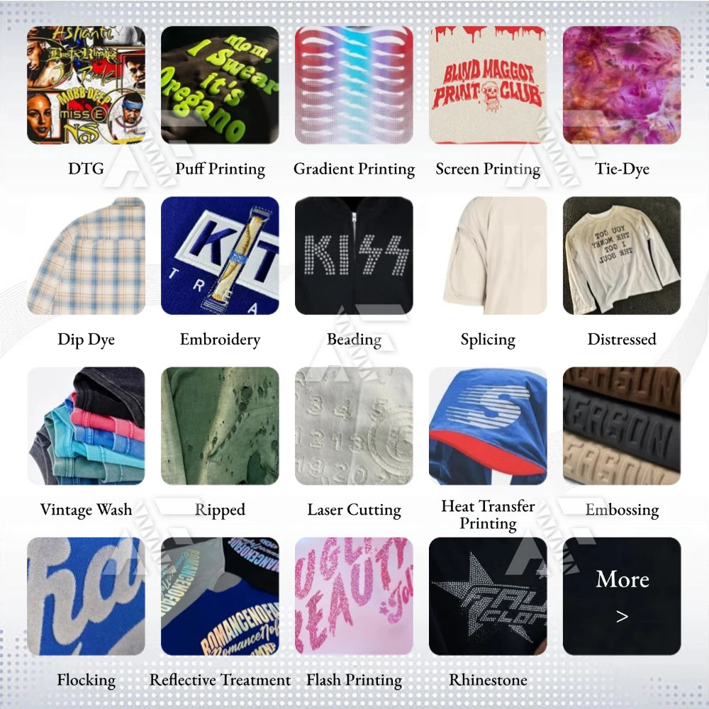 2025 Vintage Cropped Men's T-Shirt 100% Cotton New Sporty Boxy Short Sleeve Distressed Streetwear Graphic Rhinestone Solid Woven