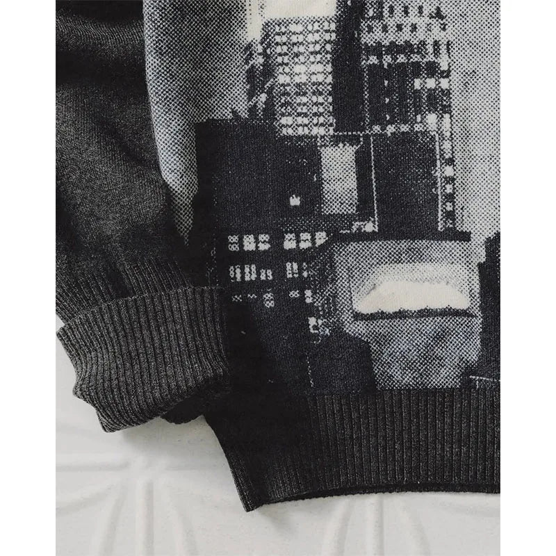 Customizable High Neck Sweater for Men Turtleneck Sweater High Quality Chunky Knit Sweaters