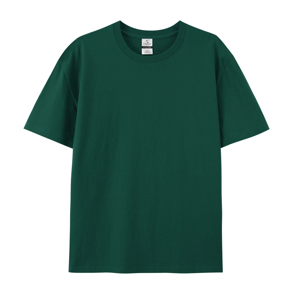 260GSM Heavy Fashion 3D Embossed Tshirt Premium 100% Combed Cotton Oversize Weight Plain Graphic Custom Embossed T Shirts