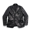 Custom Men's Leather Jacket for Men Formal blazer Jackets Business PU Leather blazer Jackets