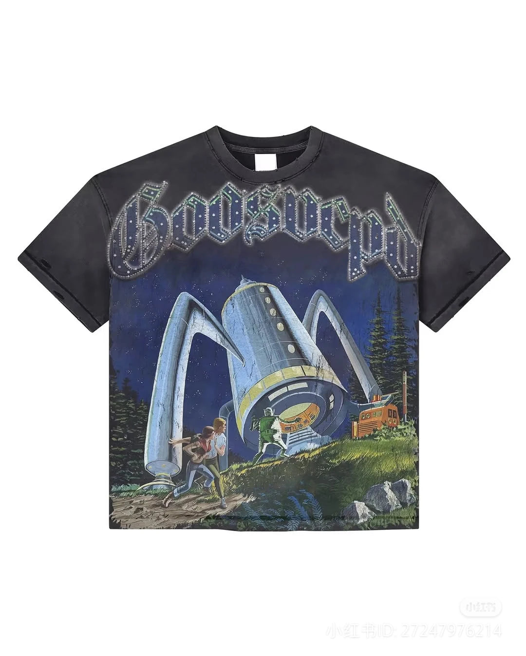 Custom logo Vintage Sublimation All Over Print Shirt for Men DTG Graphic Printed t Shirt Manufacturer