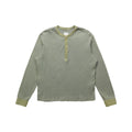 Custom Men's Casual Men Waffle Knit T-shirt Boxy Fit Cotton Henley T-shirt for Men Long Sleeve t Shirt