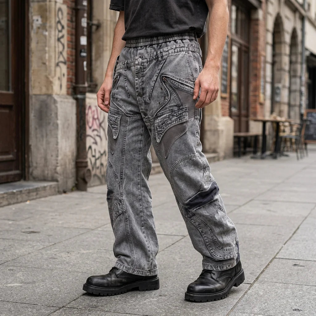 Custom Baggy Jeans Pants for Men New Fashion Designers Street Wear Jeans Fashion Plus-size Men Jeans