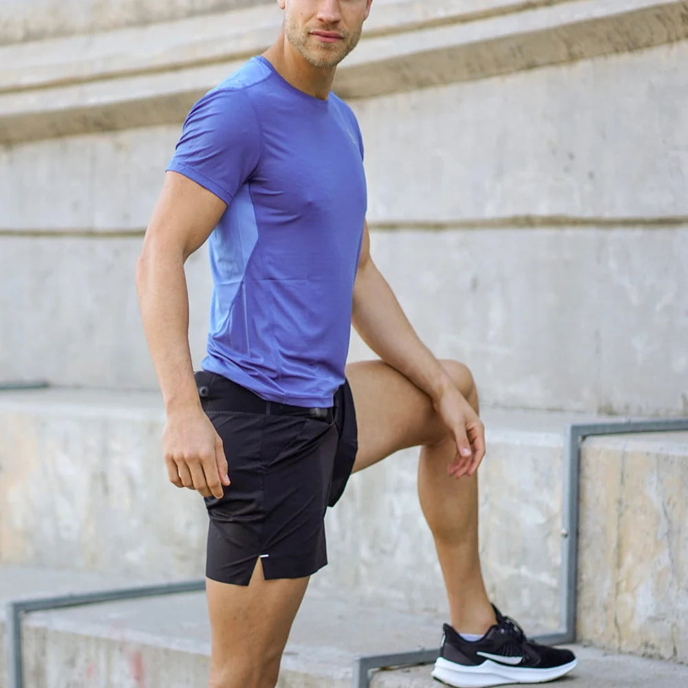 Custom Men's  Quick Dry Running Shorts for Men Marathon Running Shorts with Pocket