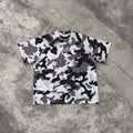 Custom Camouflage Print Tee Shirts with logo Tee Shirt Polyester Jersey Camo Mesh t Shirt