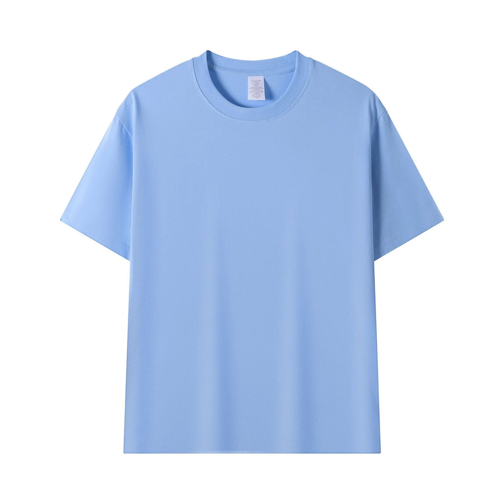 High Quality 230gsm 100% Cotton Oversized Men's Unisex Street Style Short Sleeve T-shirt with Custom Logo Puff Printing