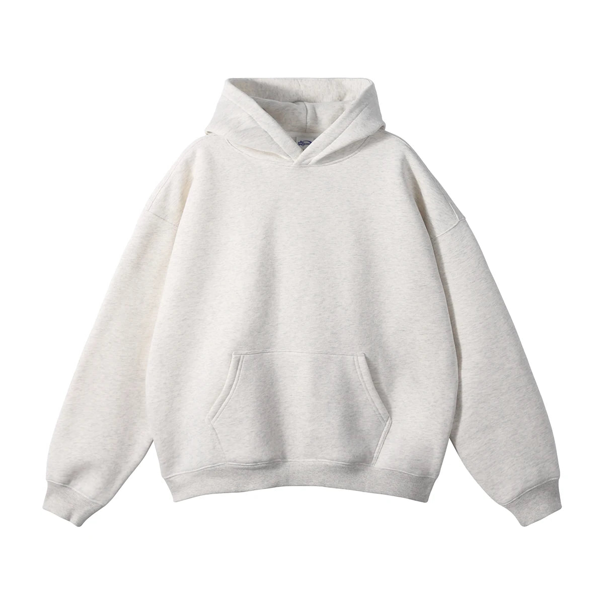 Custom Heavyweight 100% Cotton Pullover Hoodie 3D Embossed Streetwear Oversized and Hooded with Solid Pattern for Men