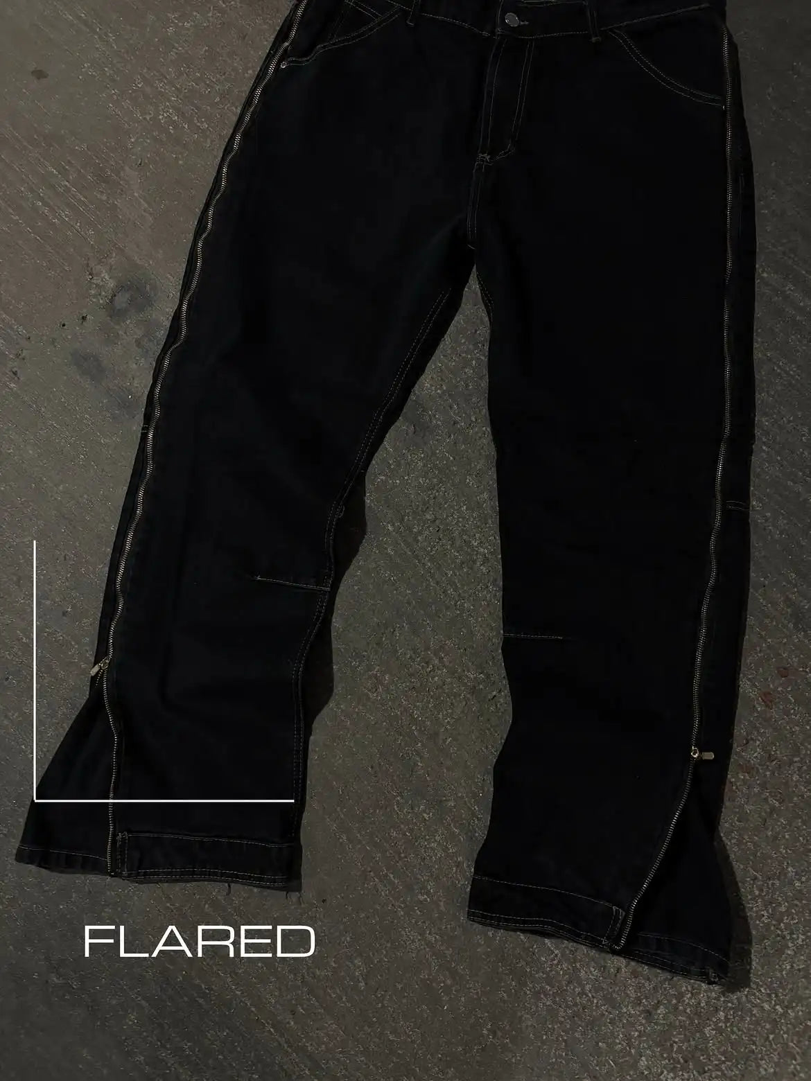 Custom Baggy Denim Jeans Pants Men Zipper Straight Fit Jeans High Quality