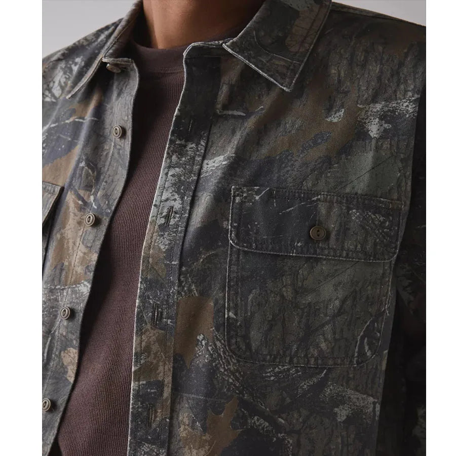 Custom Real Tree Camo Long Sleeve Shirt Men Full Sleeve Camo Shirt Manufacturers