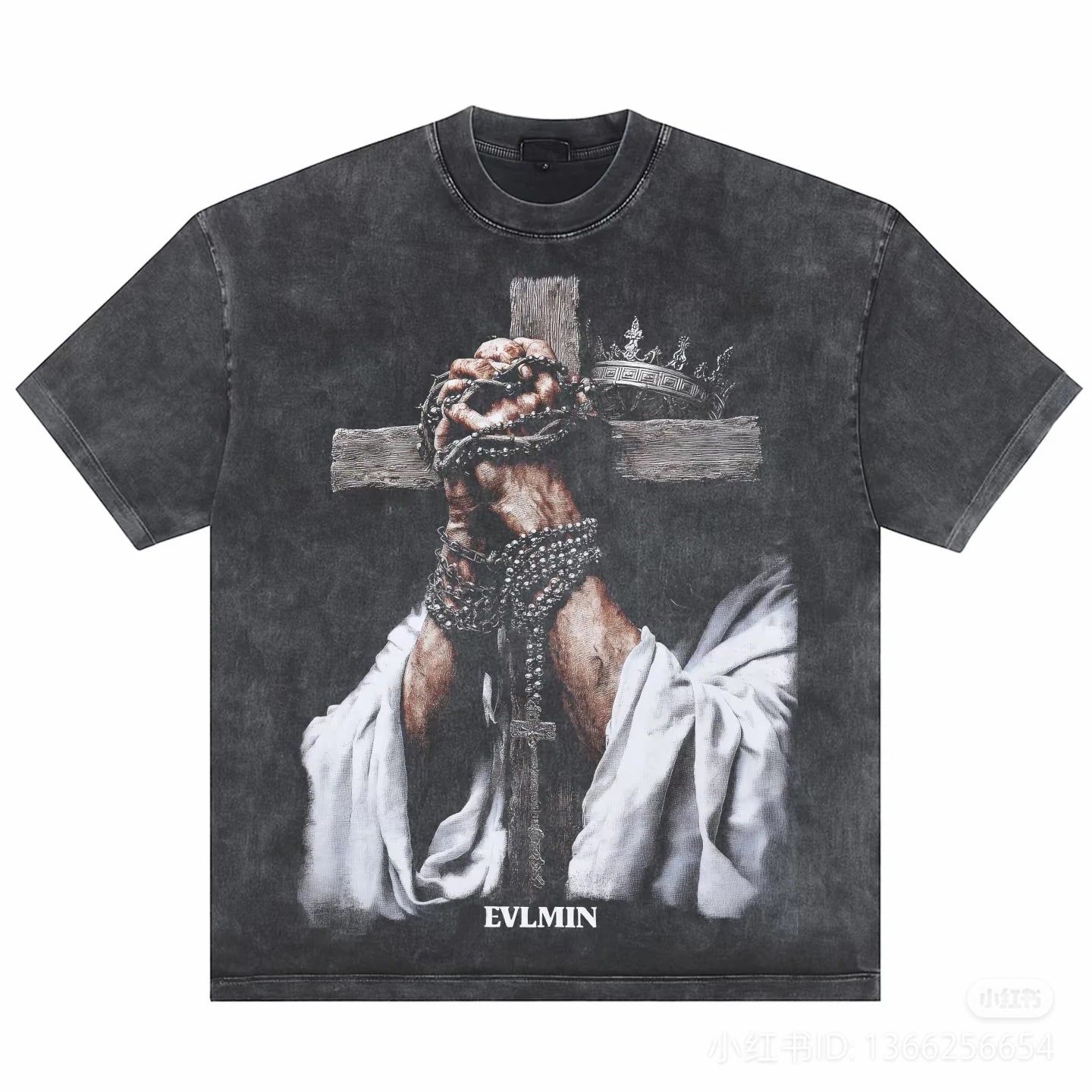 Custom logo Men's Cotton Dtg Printed T-shirts Vintage Wash Graphic Print on Demand T-shirt for Men