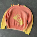 Custom Faded Knit Sweater Jumpers Sweater Winter Jumper Knitted Sweater for Men