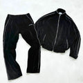 Men's Custom Breathable Velvet Tracksuit 2-Piece Set Jogger Suits for Winter Plus Size Velvet Tracksuit for Men