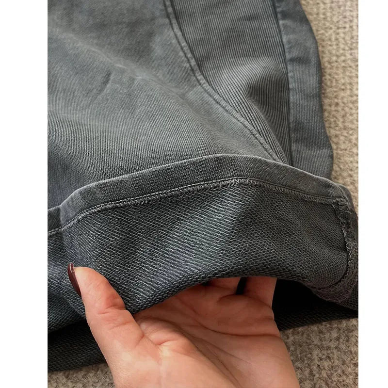 Custom Women's Wide-leg Pants Women s Pants Trouser Baggy Vintage Wash Pants for Women