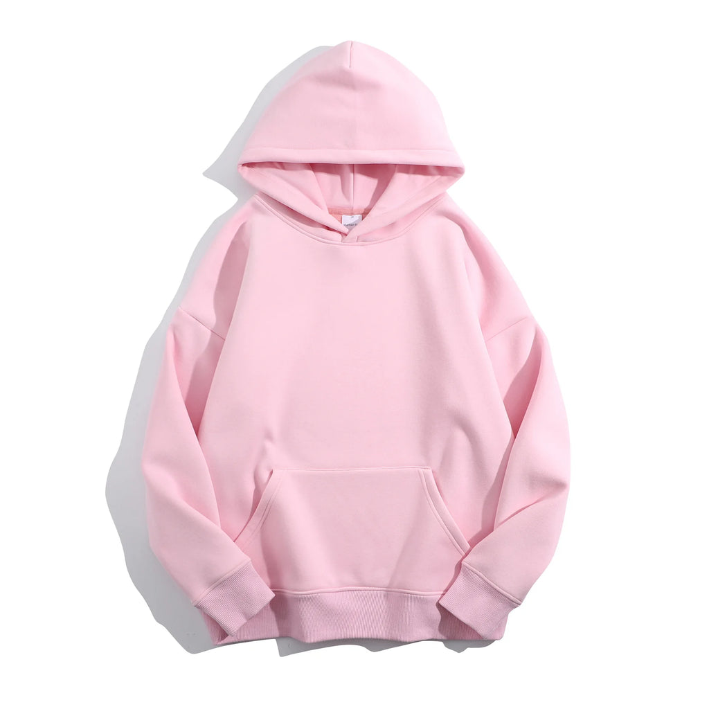 Winter 500 GSM Heavyweight Fleece 100% Cotton Oversized Unisex Embroidered Stonewashed Custom Print Logo Puff Printing Pullover