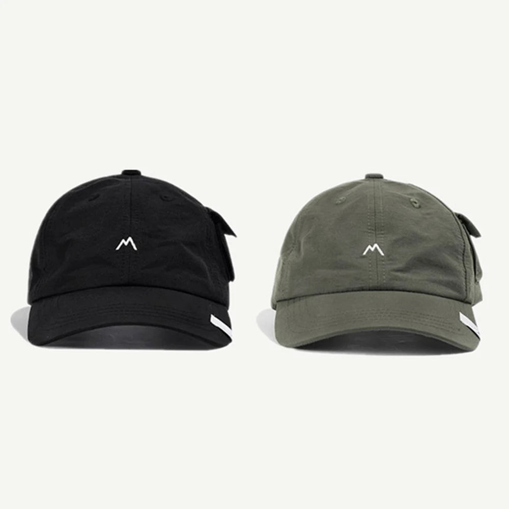 Custom Premium Canvas Hat OEM Hunting Tactical Hat Caps Summer Hats for Men Fitted Baseball Hats With Pocket