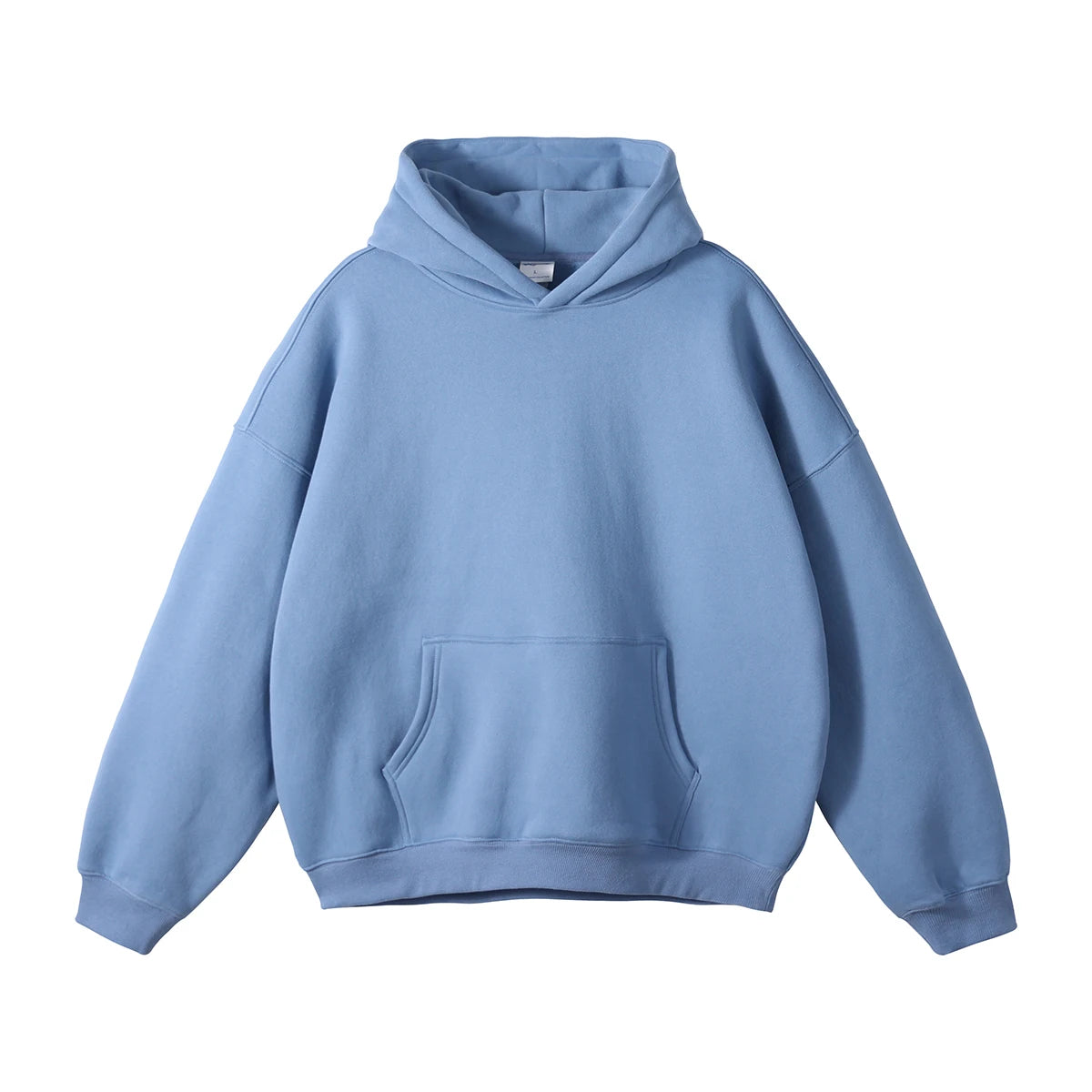 Custom Heavyweight 100% Cotton Pullover Hoodie 3D Embossed Streetwear Oversized and Hooded with Solid Pattern for Men