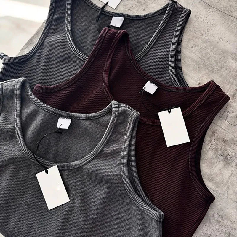 Wholesale Men's Cotton tank Top for Men Fitted Ribbed tank Top High Quality