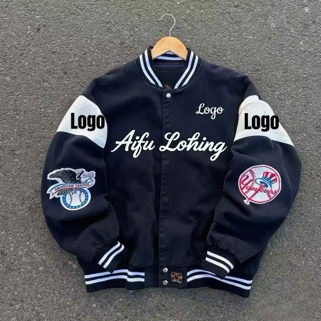 Manufacturer Wholesale High Quality Letterman Jacket Men Custom Vintage Streetwear Winter Blank Varsities Jacket