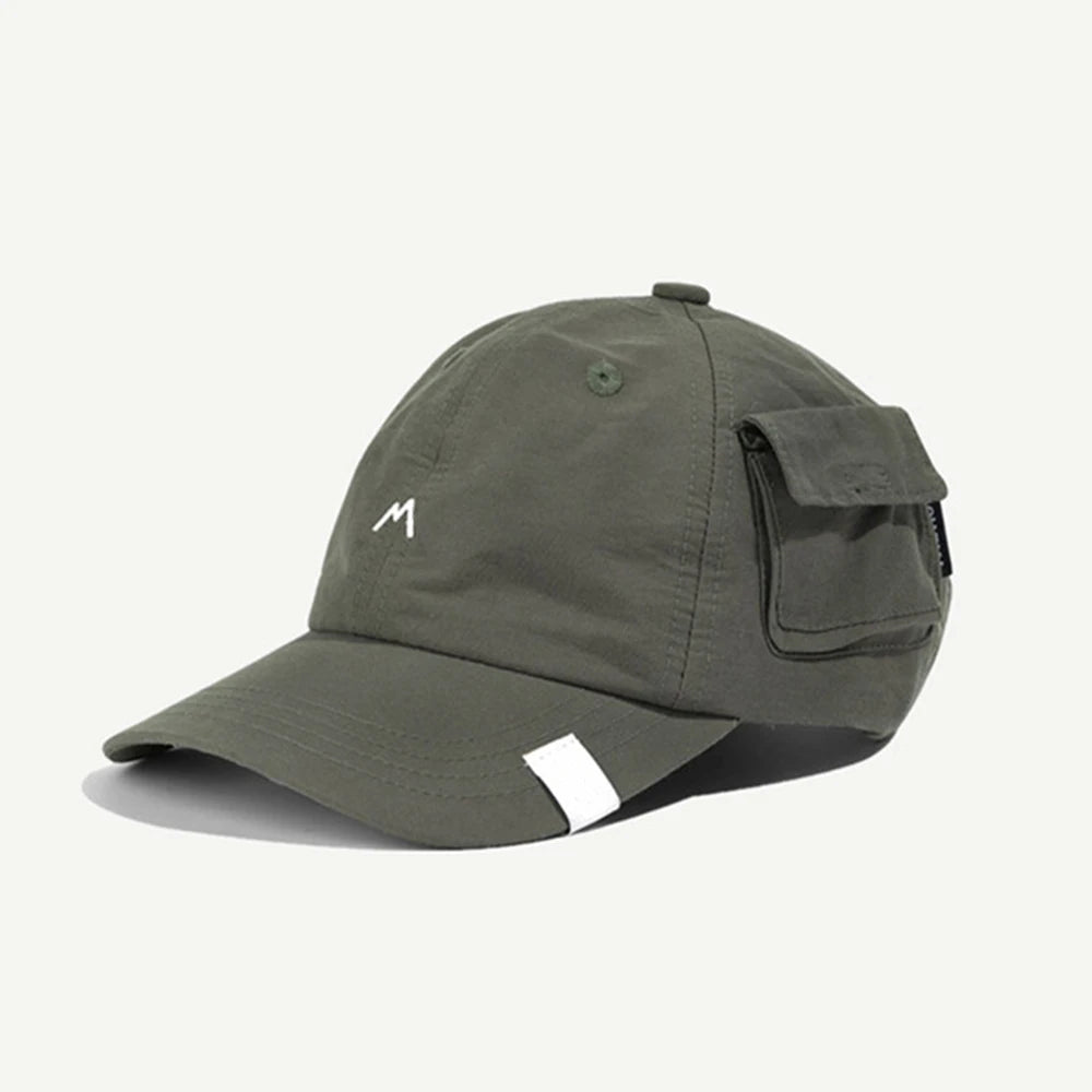 Custom Premium Canvas Hat OEM Hunting Tactical Hat Caps Summer Hats for Men Fitted Baseball Hats With Pocket