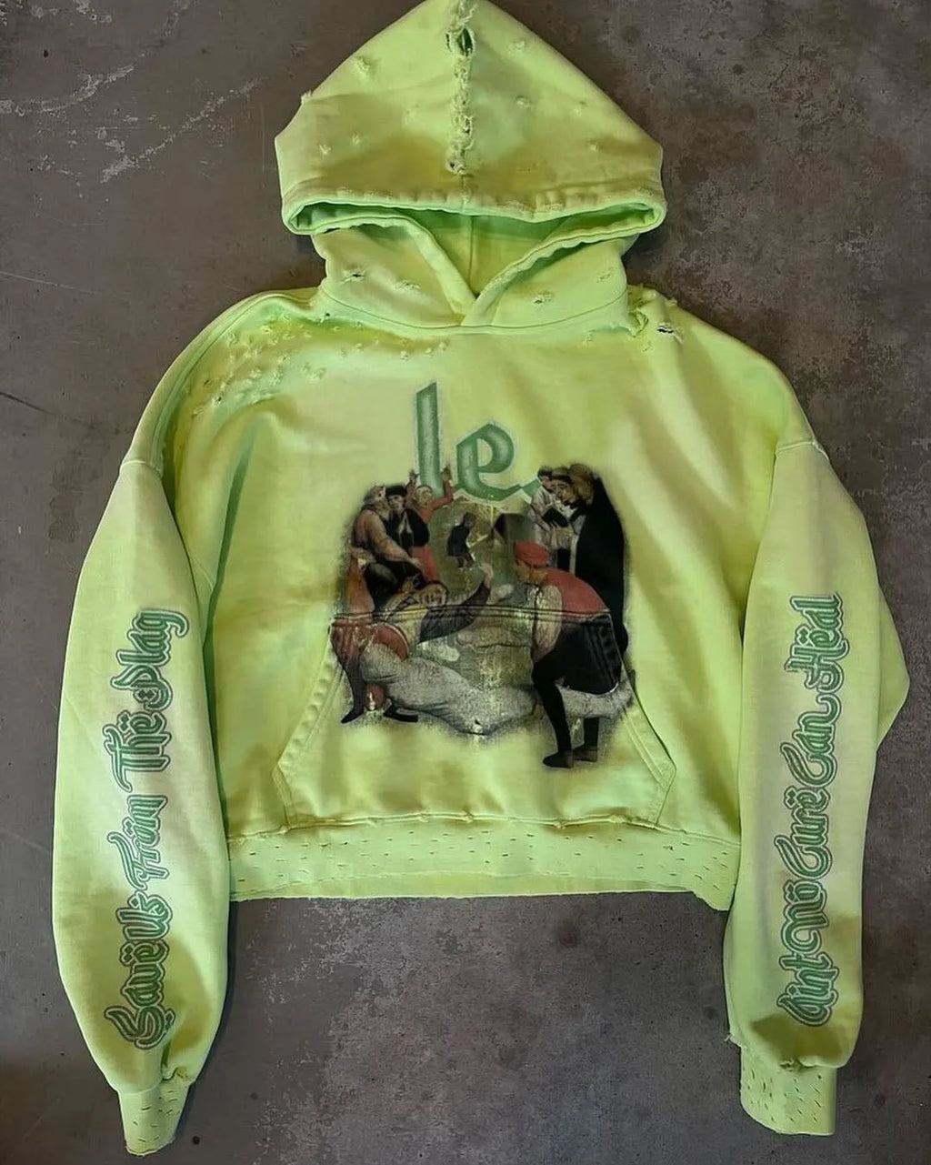 Custom Graphic Dtg Print Hoodie for Men Distressed Hoodie Good Quality 380 Gsm Hoodie Manufacturers for Clothing Brand