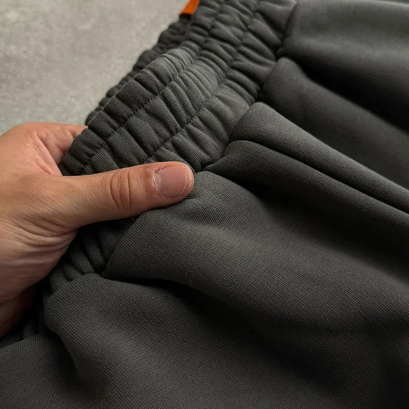 Custom Classic Solid Baggy Straight Leg Wide Leg Vintage Men's Sweatpants 100% Cotton Casual Heavyweight Eco-Friendly Drawstring