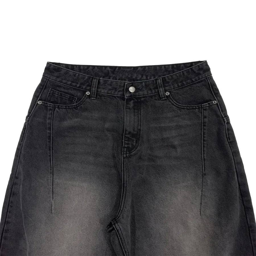 Custom Men's Ripped Denim Jeans Hommes Original Baggy Jeans for Men 2026