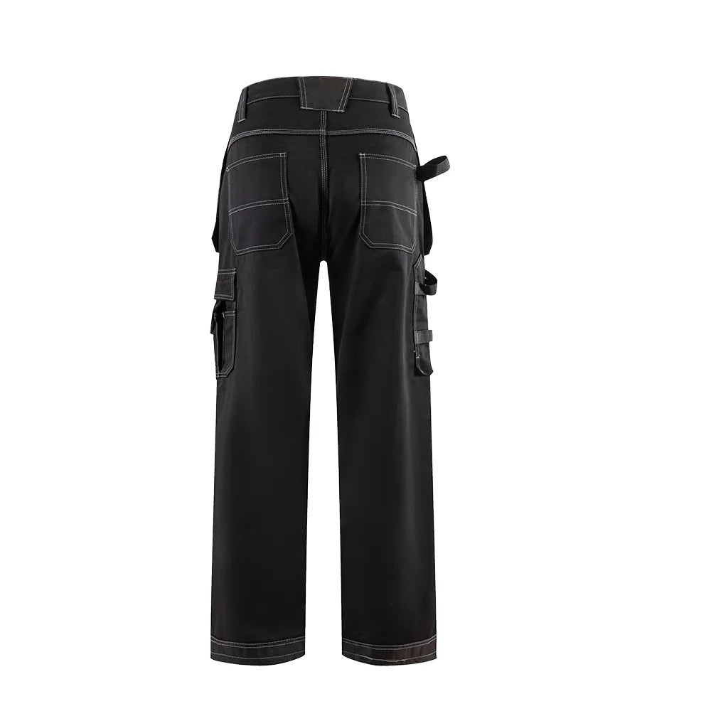 Heavy-Duty Polyester Windproof CE Certified Unisex Workwear Cargo Work Pants