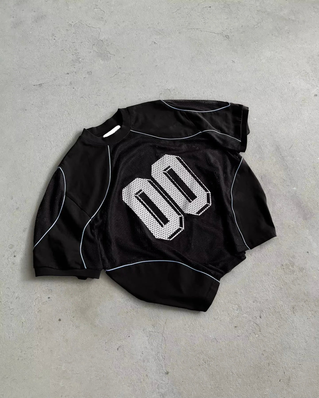 Custom Sublimation Transfer Print V-Neck Polyester Mesh Boxy Oversized Quick Dry Soccer Basketball Jersey T-shirt for Men